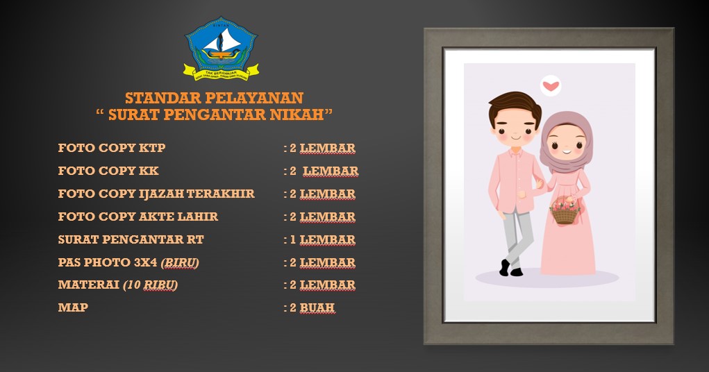 SURAT PENGANTAR NIKAH